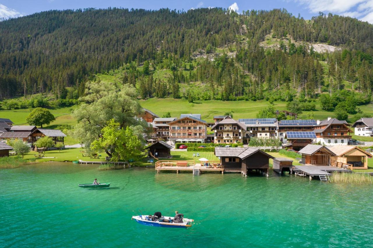 Draxl-Hof Ferienwohnungen Weissensee Zewnętrze zdjęcie