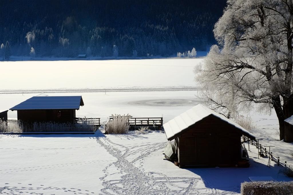 Draxl-Hof Ferienwohnungen Weissensee Zewnętrze zdjęcie